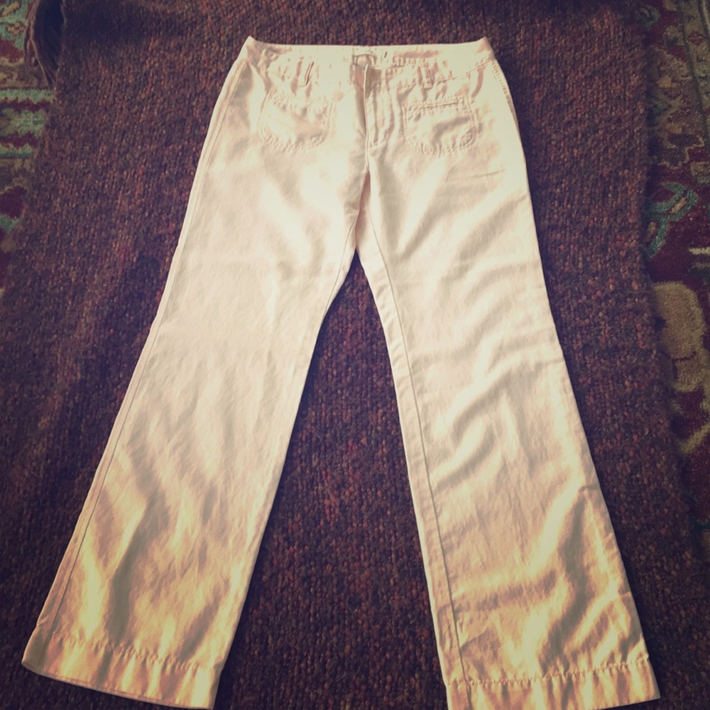 Ann Taylor Loft pale peach pants